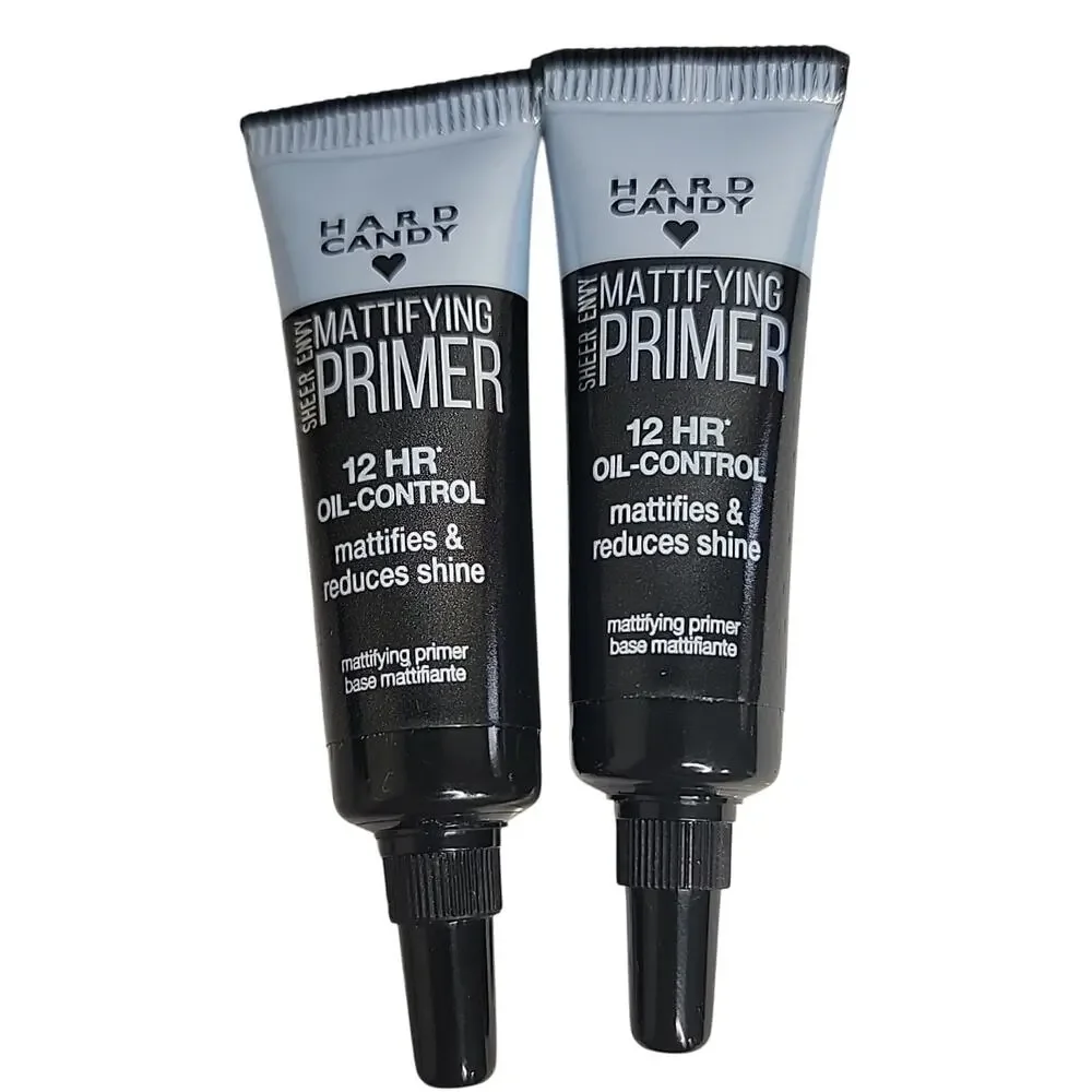 Hard Candy Sheer Envy Mattifying Primer 12HR‎ Oil Control 0.26oz Lot of 2